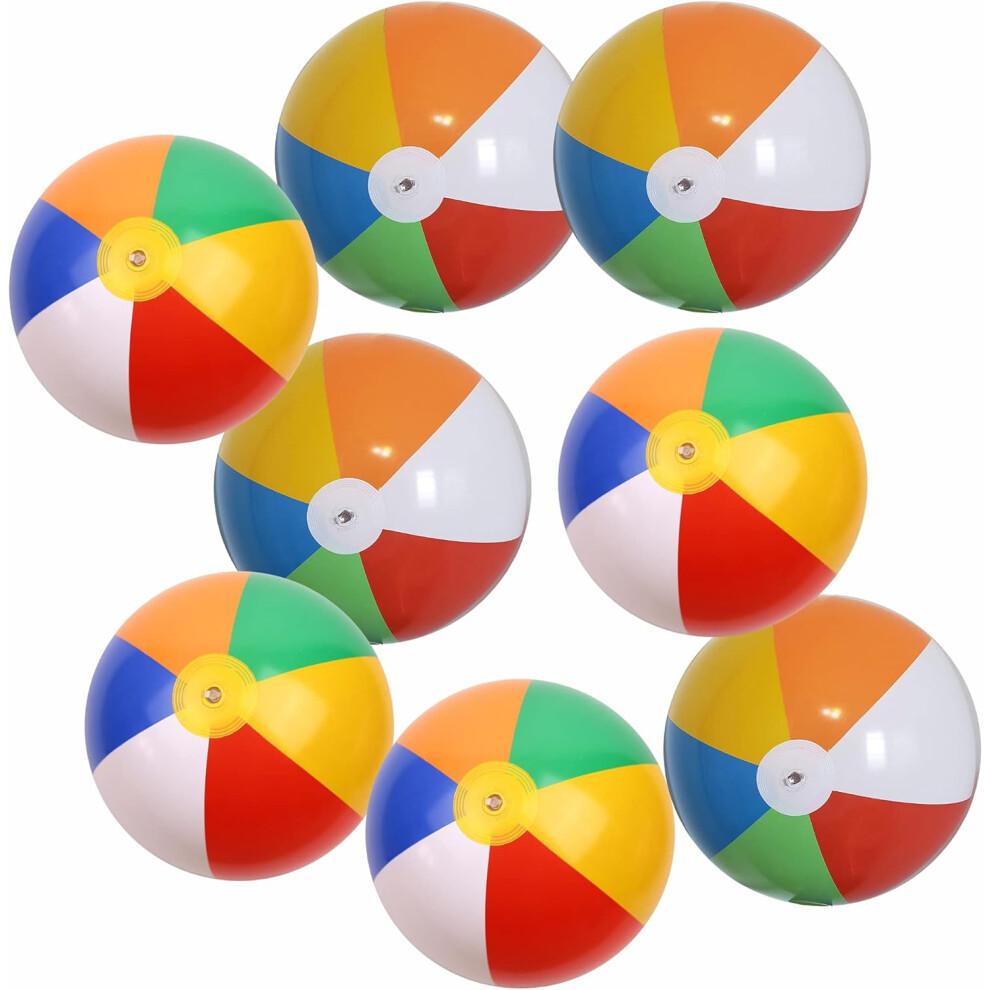 Ballons de plage arc-en-ciel, jouets gonflables pour piscine, jouets de sécurité pour enfants, accessoires pour fêtes d'été à la piscine