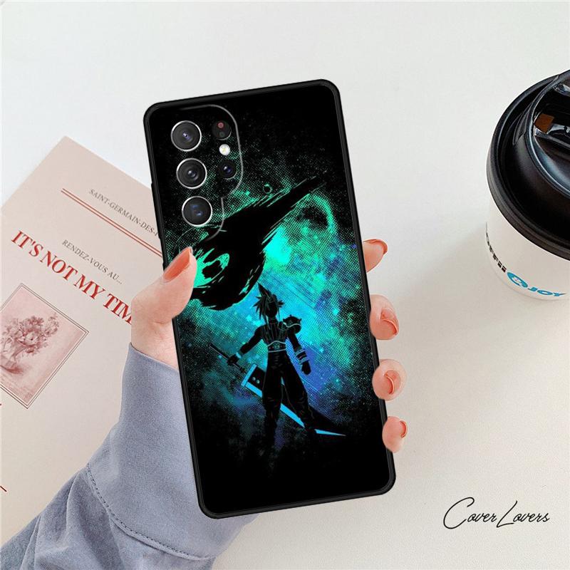 Final Fantasy Phone Case For Samsung Galaxy S24 S25 S23 S22 Ultra Note 10 20 Plus S20 S21 FE Cover