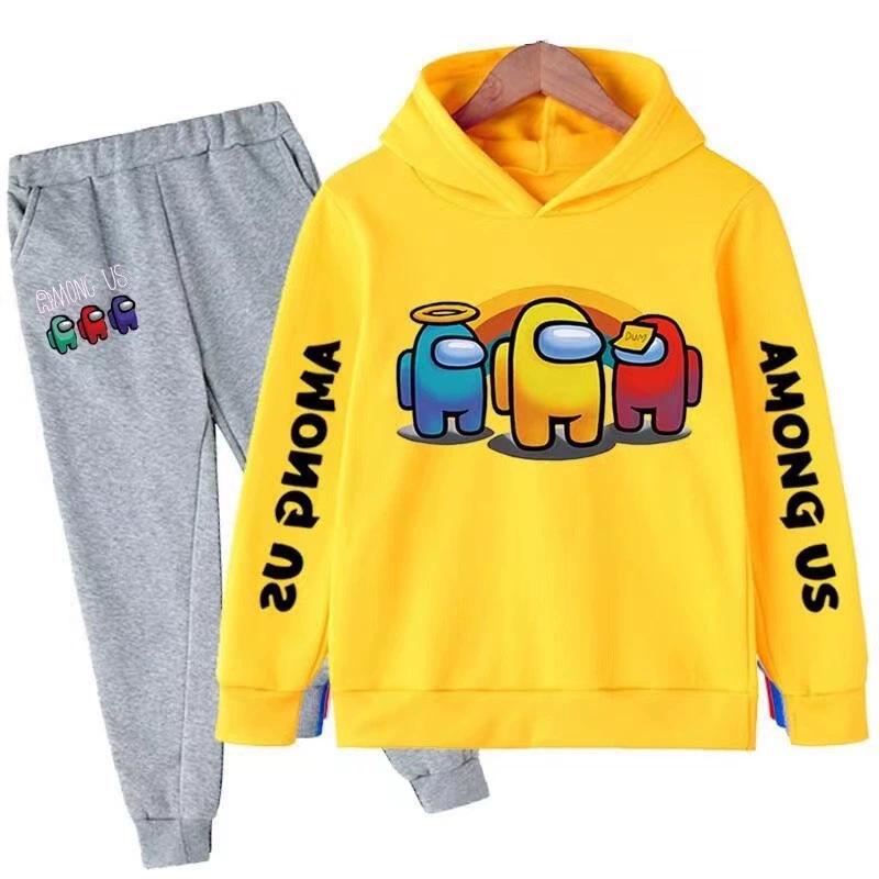 Unisex Anime Pikachu Hoodie Set for Kids - New Style