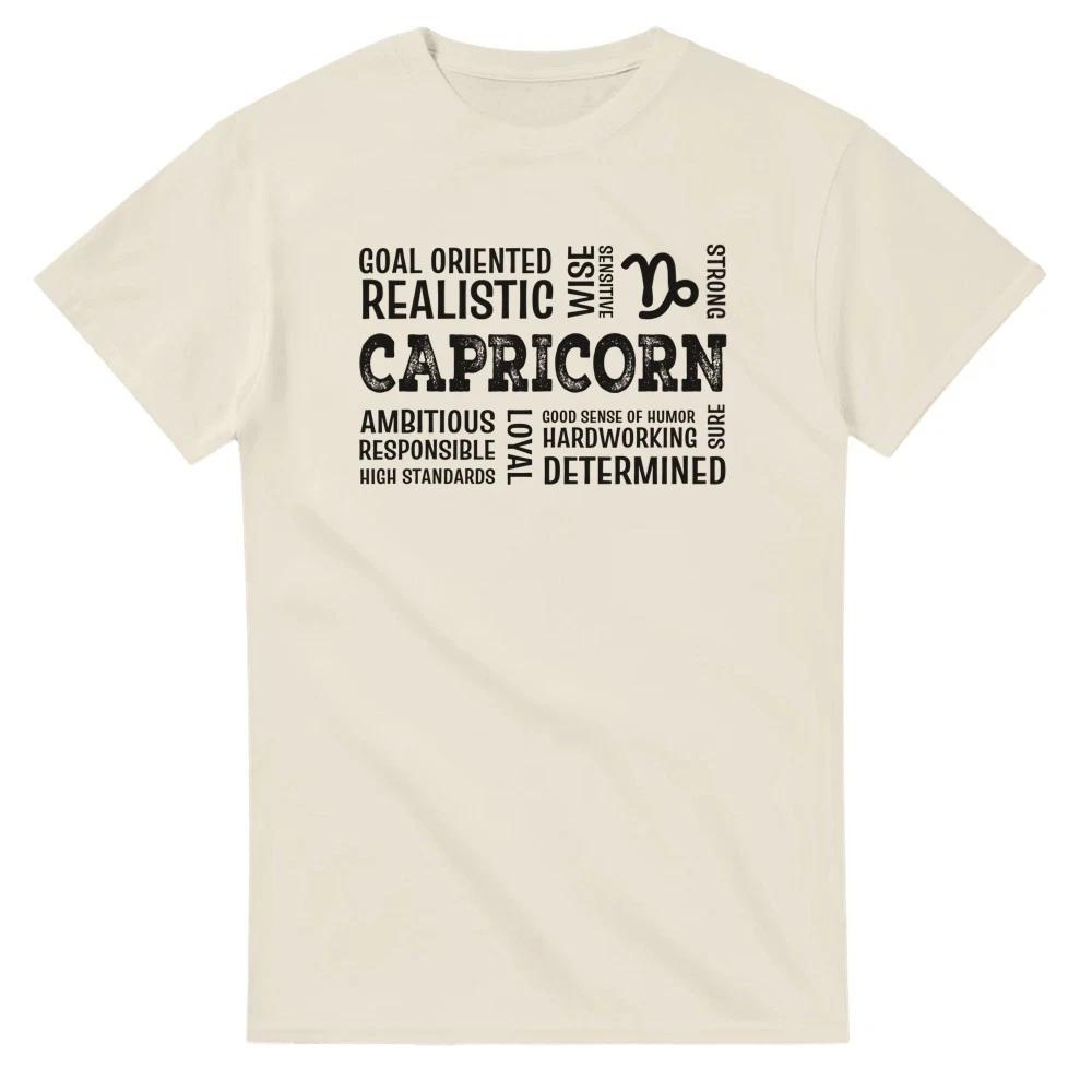 Capricorn Word Art - Zodiac T-Shirt XL