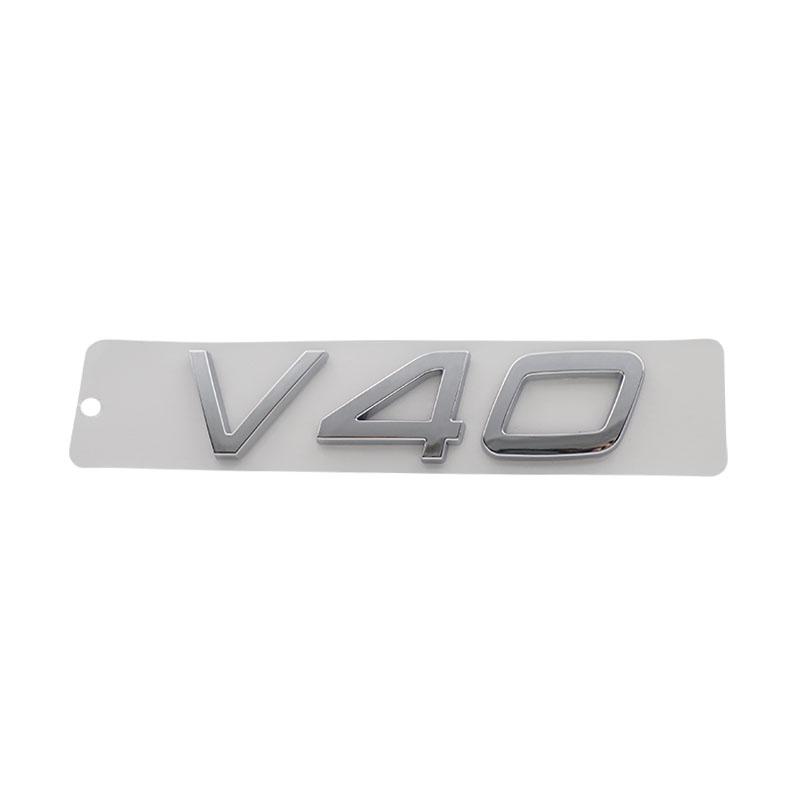 Lettere 3D Premium V40 V50 per Svezia SUV Off Road auto Cofano Parafango baule Coda Posteriore Decalcomania Emblema Badge Adesivo
