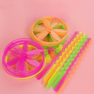 50/100set/bag Colorful Hand Push Flying Disc Toys Plastic Flying Dragonfly Kids Birthday Party Favors Guests Gifts School Prizes