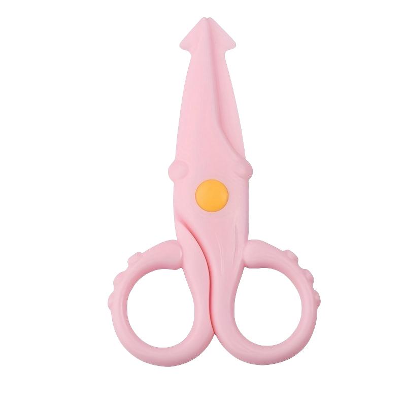 1/2pcs Cute Squid Scissors Mini Plastic Scissors Student Scissors Hand Cut Paper-cut Stationery Children Scissors