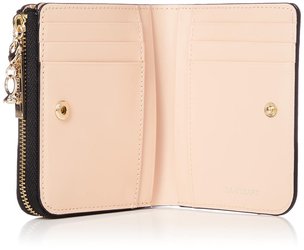 Leather Bifold Wallet Eternal Black [Jill Stuart] Women's