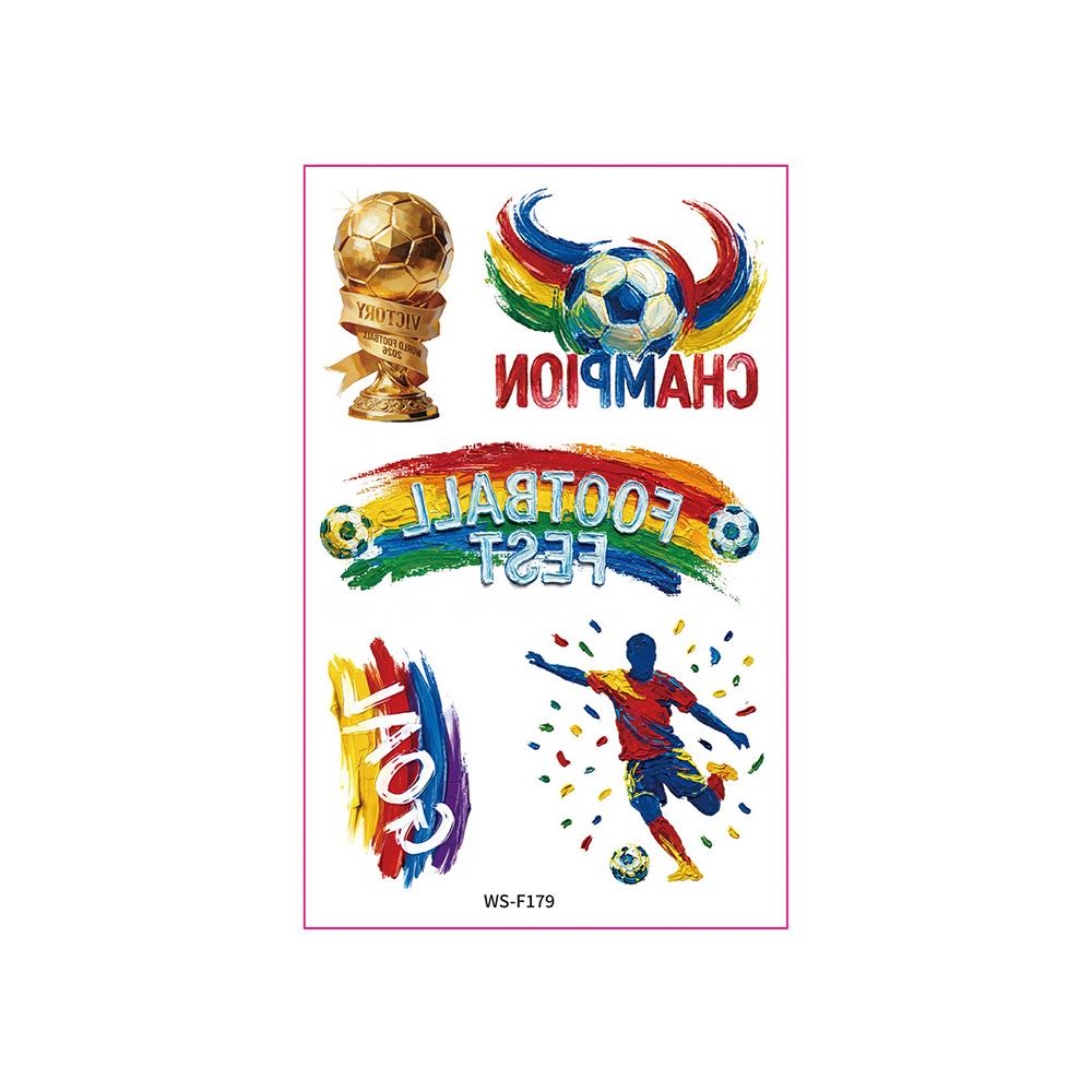 10-sheet 2026 World Cup Temporary Tattoos For Soccer Party Decorations