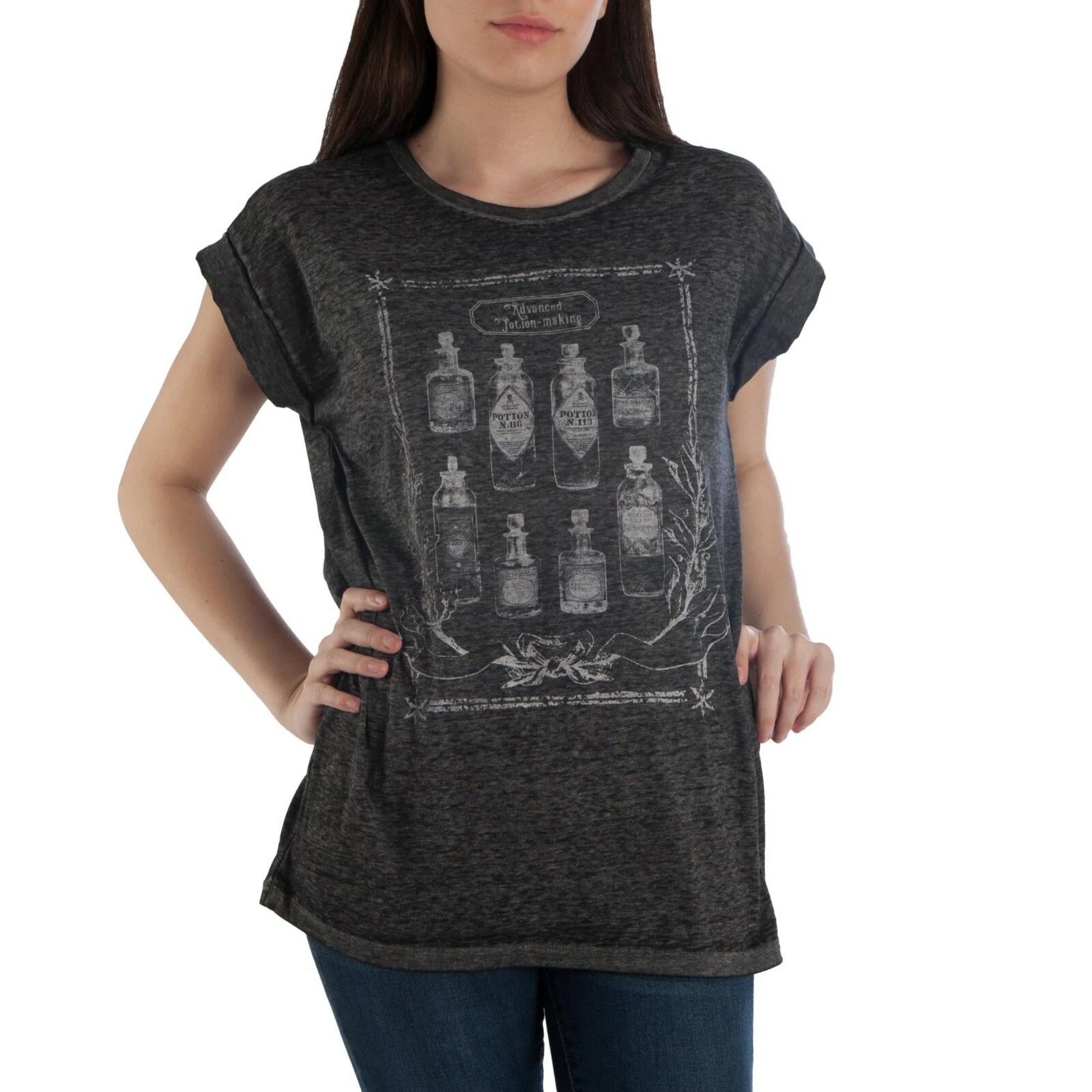 

Bioworld Harry Potter Juniors Potion-Making Rolled Sleeve T-Shirt NWT XS-L 2XL