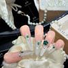 K2004 Elegant Cat Eye Long Wearable Nails