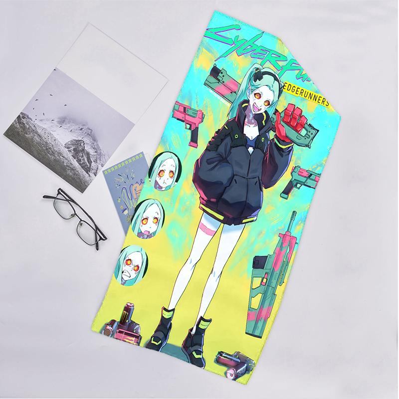 Cyberpunk Fashion Beach Towel: Ideal for Summer Adventures Soft, absorbent and quick drying suitable for swimming and bathing