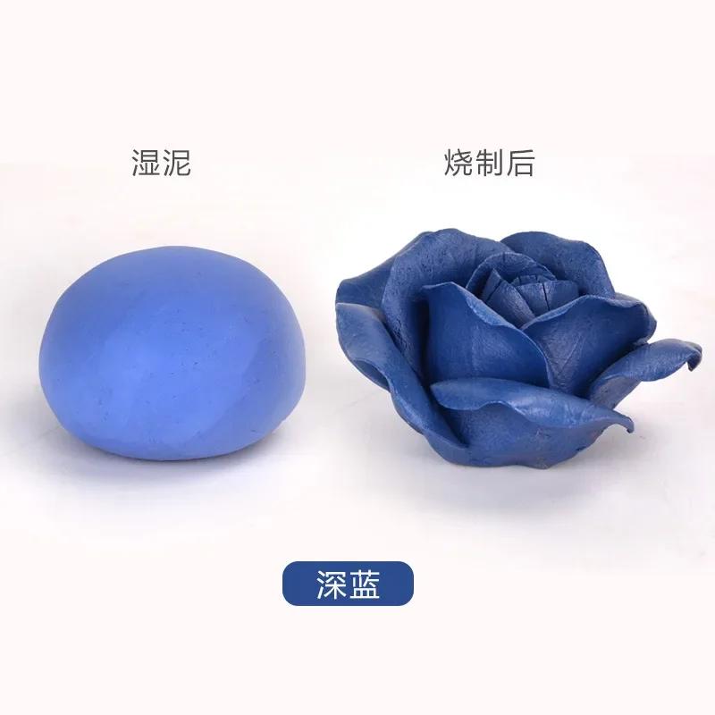 1kg Colorful Pottery Ceramics Clay Ideal Crafts for Modeling Sculpting Soft Clay Oven Baked DIY Doll Ornaments
