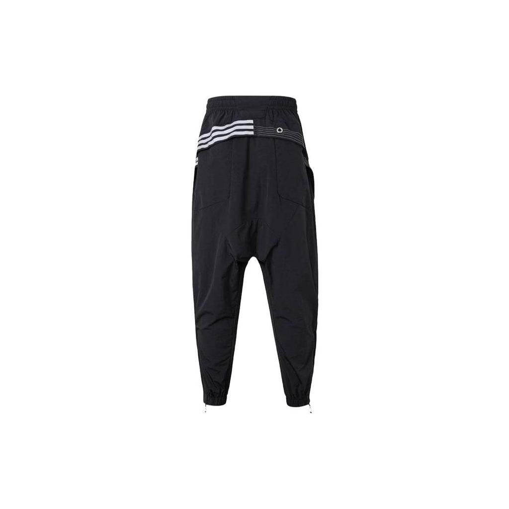 Adidas Originals X HAMCUS Co-branded High-Waisted Knit Joggers With Side Button Decoration Men Bottoms Black HY6366