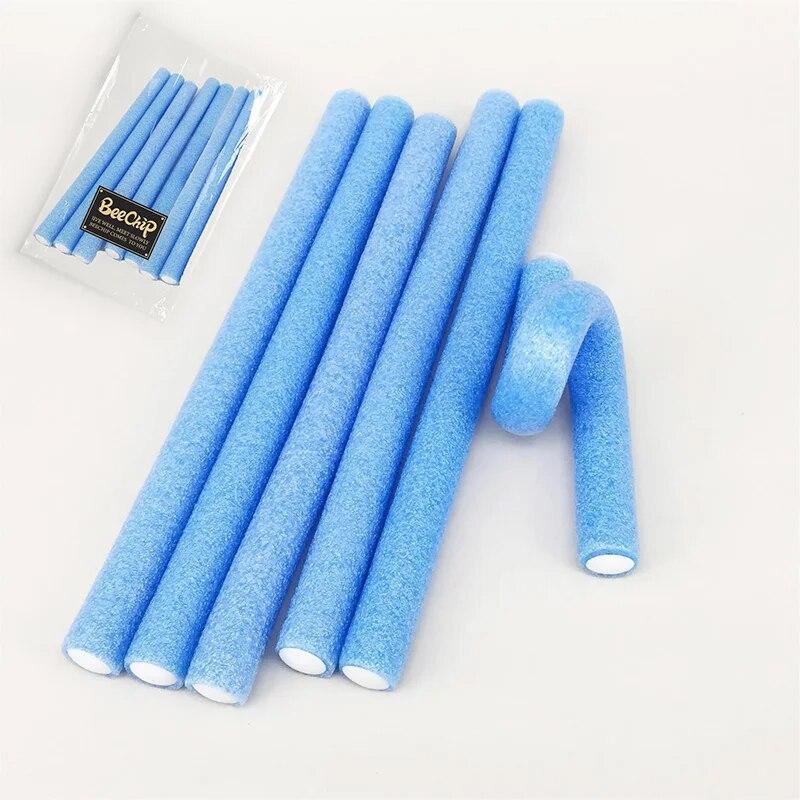 10pcs Universal Perm Curling Bar Hair Curling Stick Colorful Sponge Curling Iron Pearl Cotton Eva Curling Iron