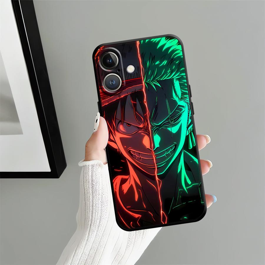 Funda Phone Cover Case for iPhone 17Air 7 8 12 17 16 Pro Max 11 X XS XR 14 13 Mini 15 Plus SE Ones Pieces Luffy