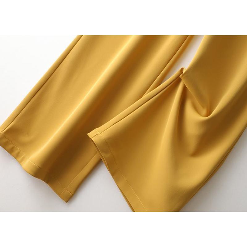 Women Flared Pants High Waist Plus Size Loose Casual Long Trousers Spring Autumn Fashion Women Bottoms Baggy Pants