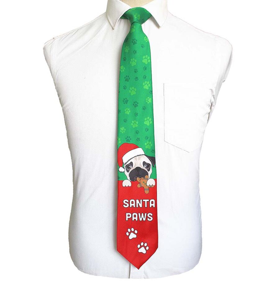GUSLESON Quality Print Christmas Tie Men s Fashion 9cm Silk Neckties Helloween Festival Tie Soft Designer Character Necktie Gift