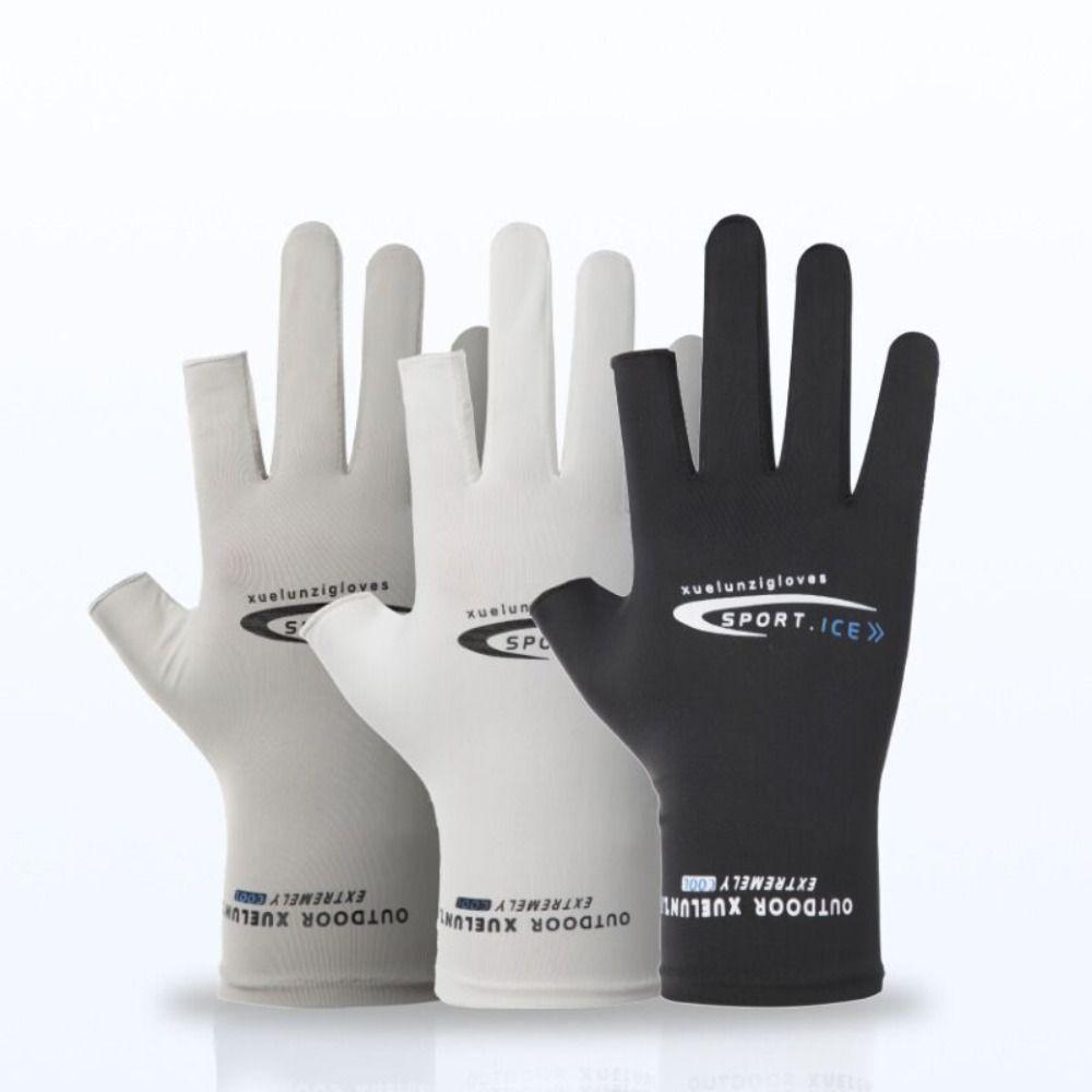 

Ice Silk мужские и женские перчатки дышащие летние перчатки для велоспорта тонкие перчатки для рыбалки кемпинг