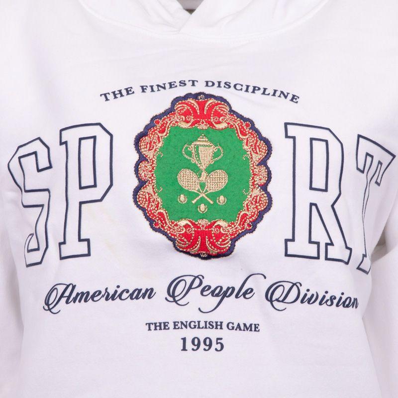 Sweat à capuche Scott coton inscription Sport Femme AMERICAN PEOPLE