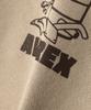 Avirex Flight Mechanic Crew Neck Sweat Flight Mechanic Crew Neck Size (WEB&DEPOT Exclusive) Men's Sweatshirt, M, 040, Beige, 783-4932005