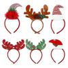 6pcs Christmas Antler Hairband Christmas Hair Hat Headband Hair Accessories