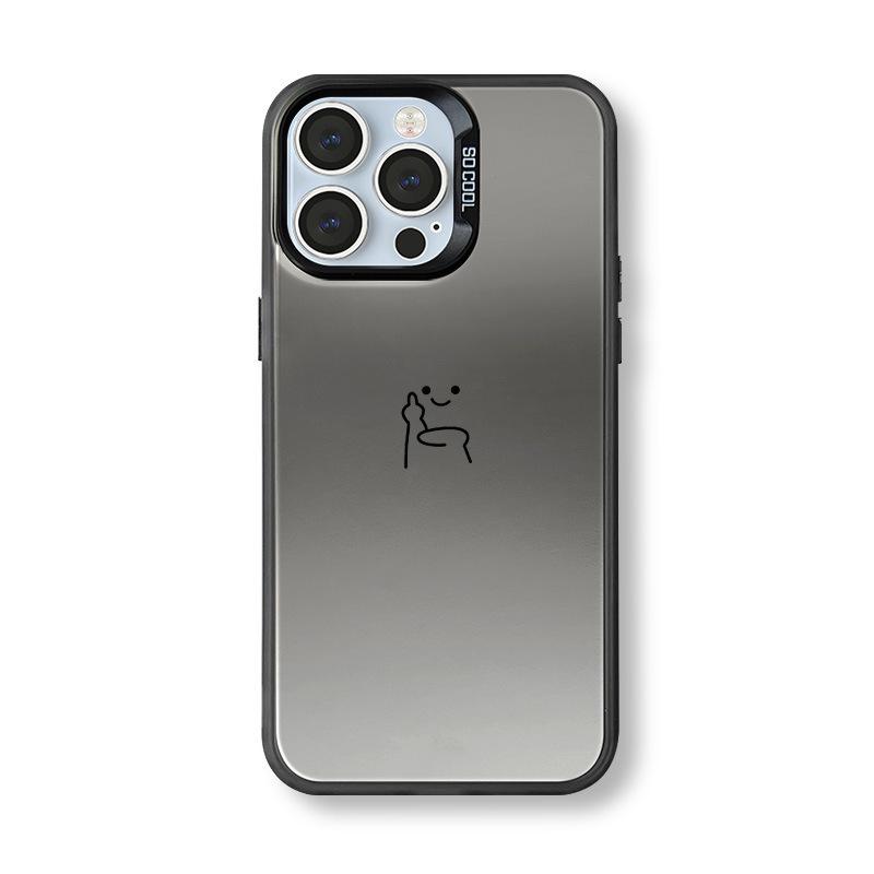 Unique and Quirky Phone Case for iPhone 12 Pro Max/13/14/15/16/17 Silver