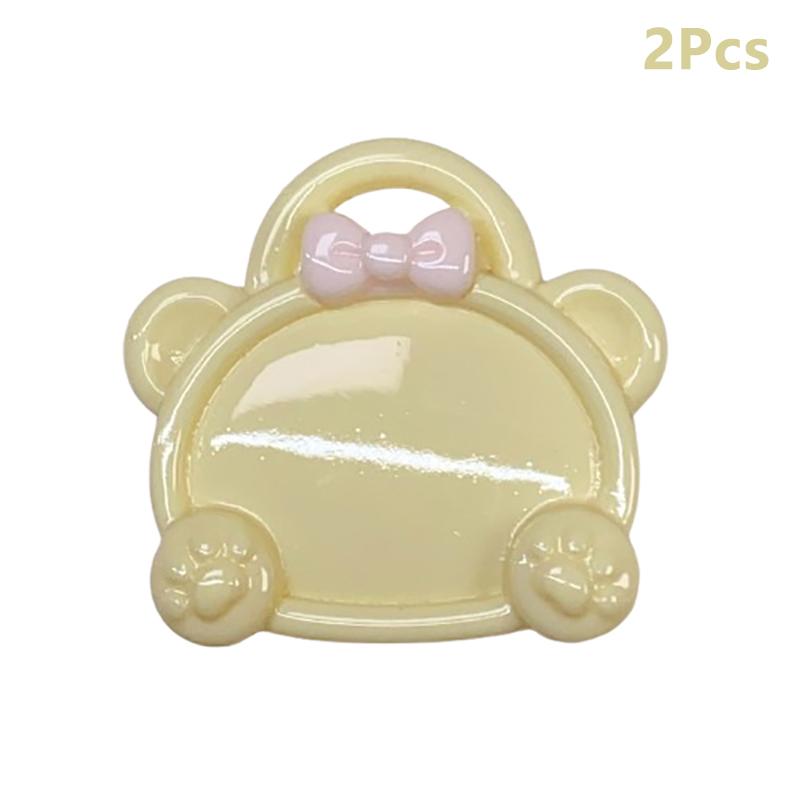 

2 шт. Милая палитра для нейл-арта из смолы и камня, палитра для смешивания цветов, палитра для рисования, подставка для гель-лака, полка для типсов для наращивания ногтей, инструменты для DIY маникюра жёлтый