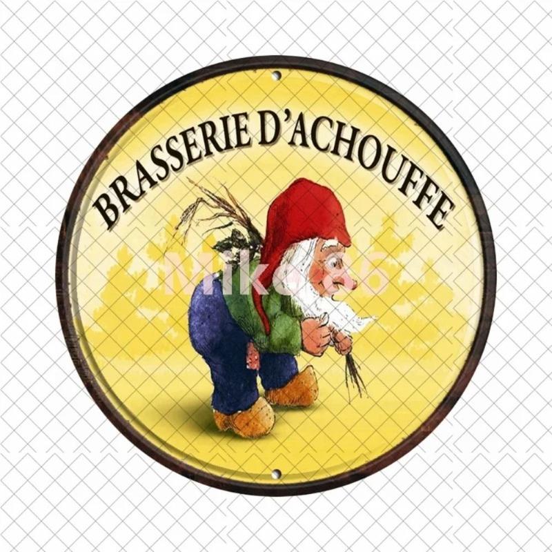 Beer Tin Sign, Metal Wall Decor Plaque 20x20cm