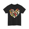 Books Heart Reading Lovers T Shirt Vintage Stretched Graphic Breathable Comfortable Casual Slightly Unisex Stylish Homme