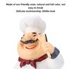 American Vintage Country Happy Chef Resin Figurine Home Restaurant Cafe Tablet Decor (71110‑04)