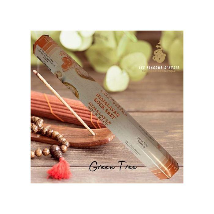 Bougeoir - Photophore - Bougie - Senteur &gt; Encens - Encens Green Tree au sel de l'Himalaya - - Green Tree