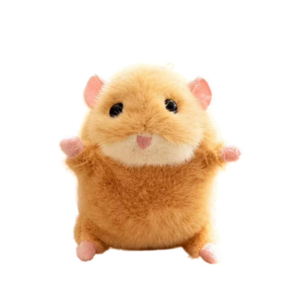 Bag Charm Hamster Pendant Stuffed Animal Rat Plush Doll Soft Fabric Fluffy Mouse Keychain Kids Toy