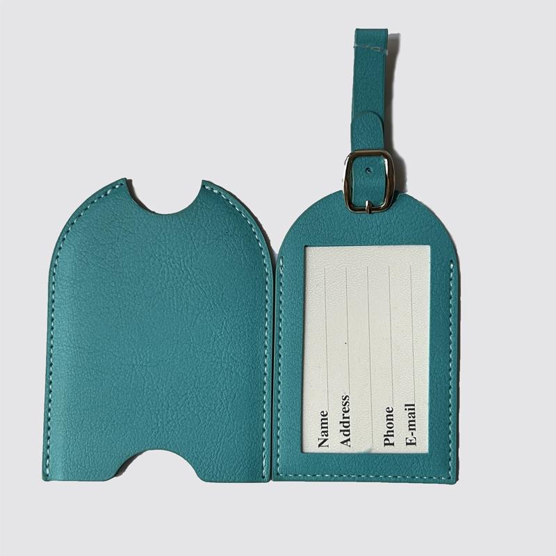 

Багажная бирка; Бирка для багажа для чемодана для мужчин и женщин из искусственной кожи, бирка для самолета, дорожные аксессуары озеро синий