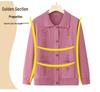 Grandma's Loose Knit Cardigan for Women – Spring & Autumn Wear for Middle-Aged & Elderly