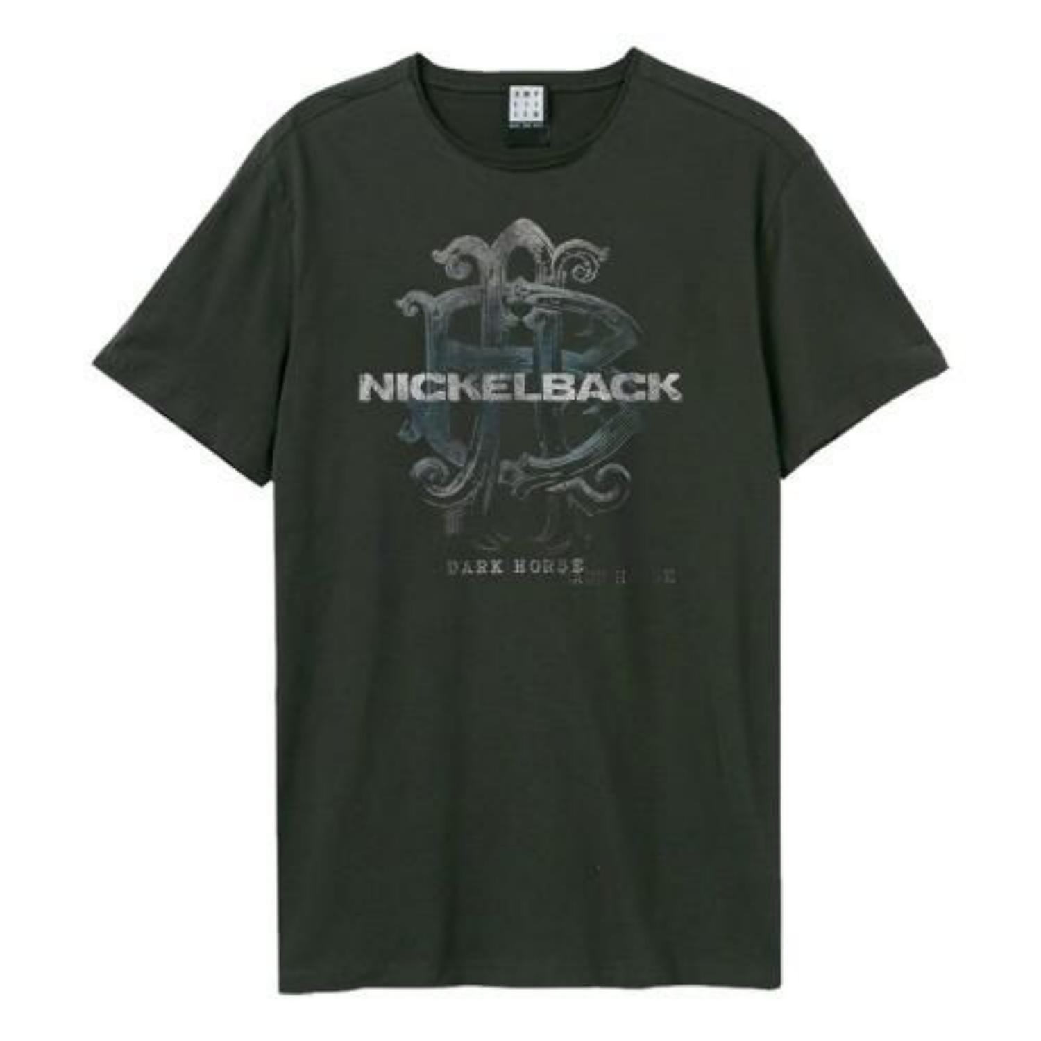 Amplified Unisex Adult Dark Horse Nickelback T-Shirt S разноцветный