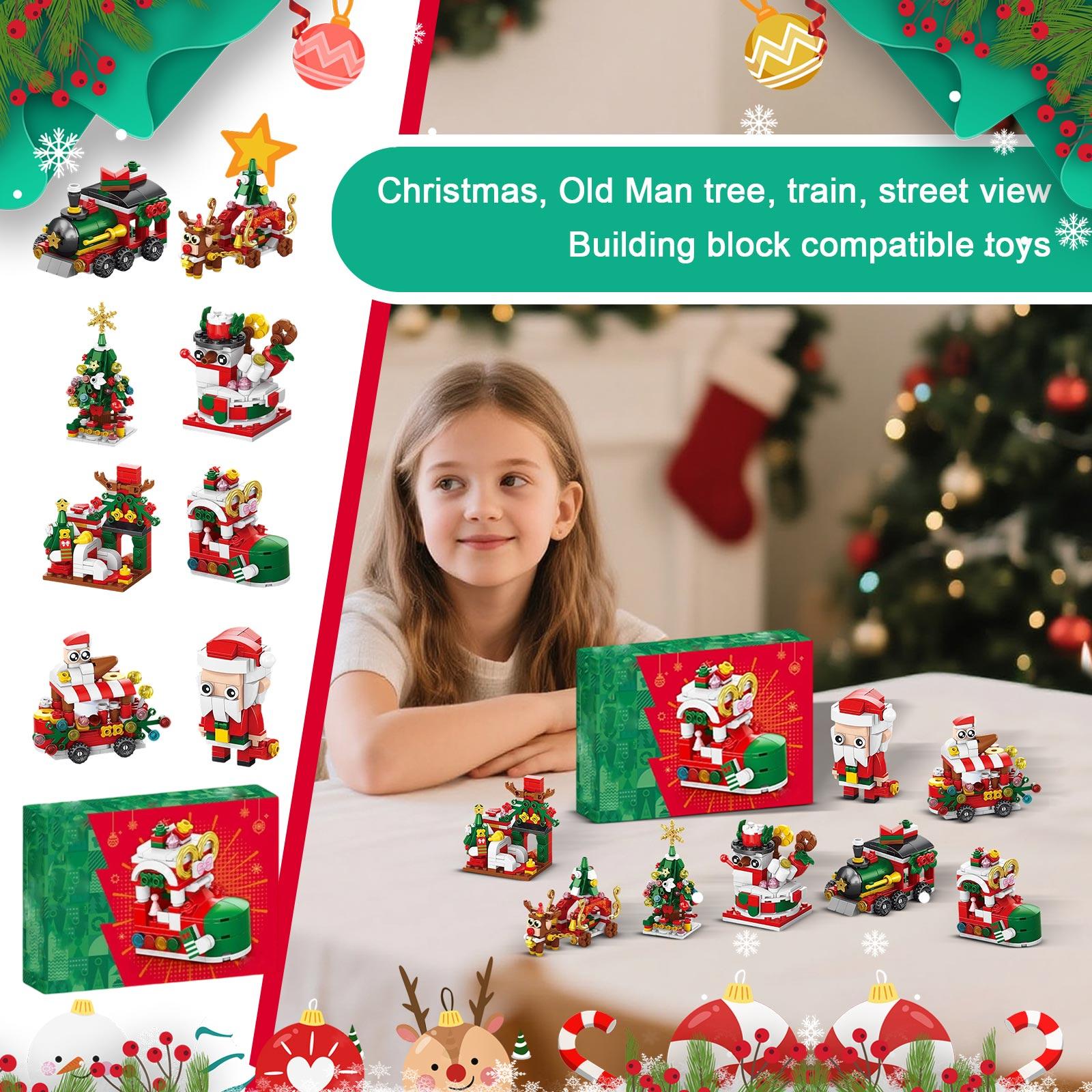 

Tree, Train, Street View, Building And Toys, Christmas Holiday Gifts One Size