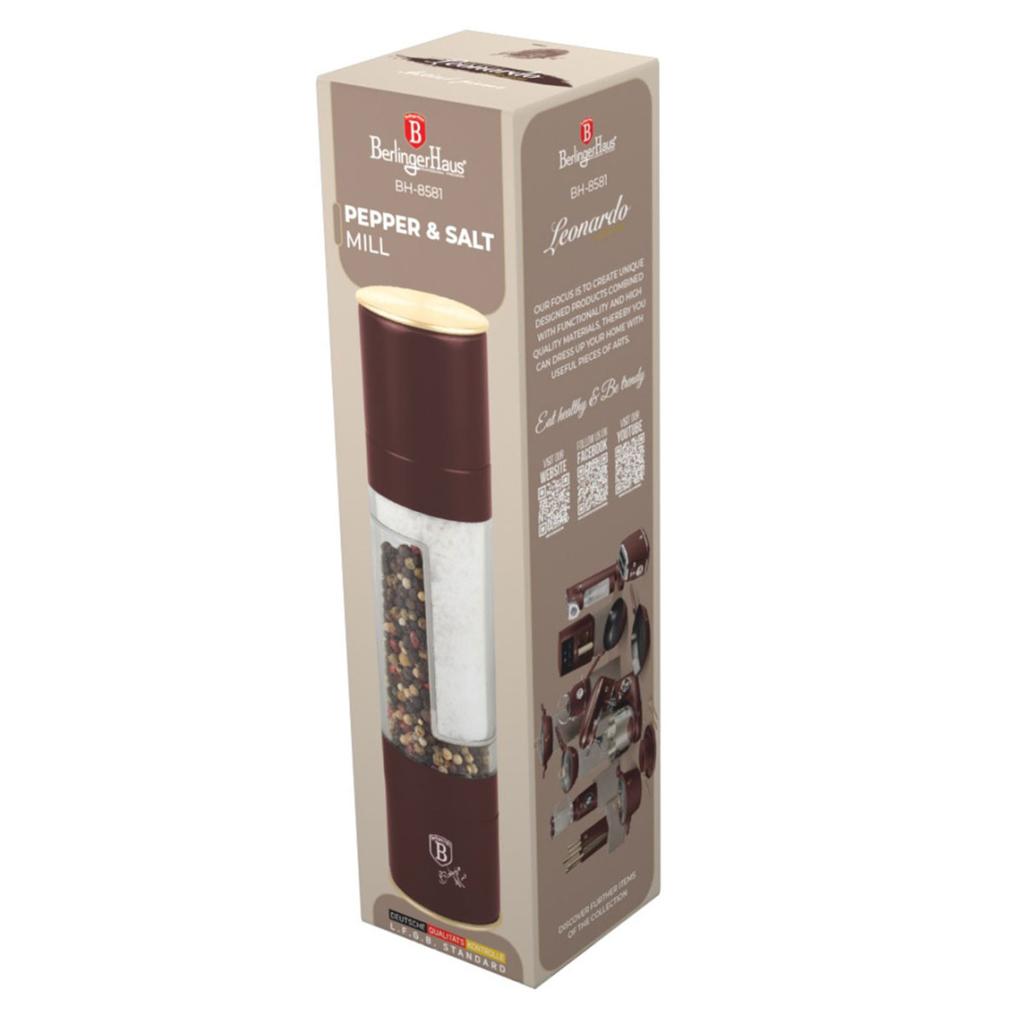 Pepper And Salt Mill Berlinger Haus Bh-8581 Leonardo