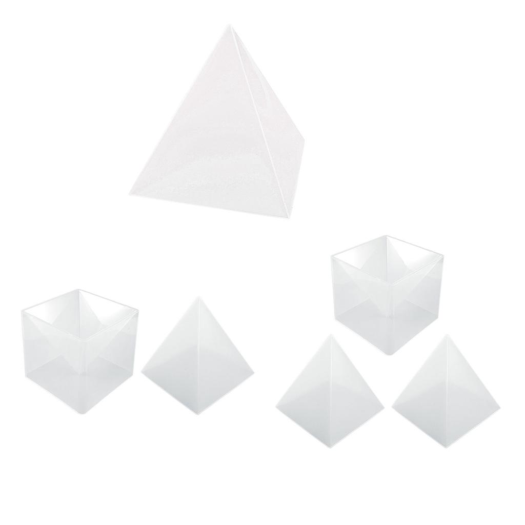 Silicone Pyramid Molds Large DIY Pyramid Casting Molds Pack Pyramid Silicone Molds Jewelry Making Craft