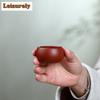 2 Pcs/set Yixing Raw Ore Purple Clay Teacup Meditation Cup Boutique Handmade Tea Bowl Master Tea Cup Chinese Zisha Tea Set 50ml