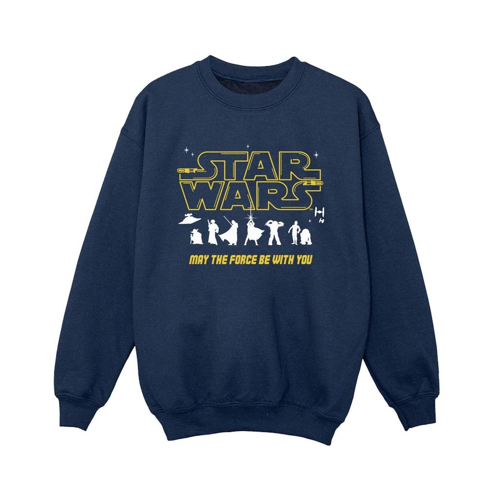 STAR WARS Jungen Silhouettes Force Sweatshirt