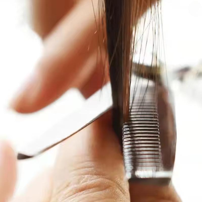 1pc Professional Barber Scissors Set - Stainless Steel Salon Hairdressing Tools, Hair Cutting/Thinning Kit for Hairdressers