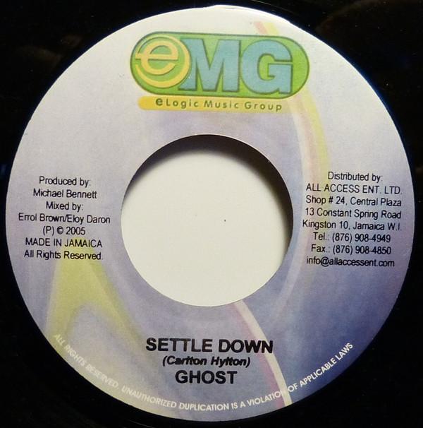 

7inch Record GHOST / CHARLIE X - Settle Down NONE Elogic Music Gr Jamaica Reggae, Ska & Dub Used