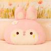 Plush Girl Bed Pillow With Embroidered Cartoon Pattern For Home Decor And Comfort