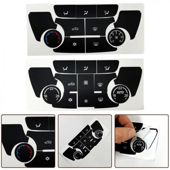 Easy to Apply Button Repair Decals for Buick Verano AC Climate Control