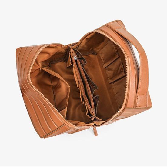 Paralleler Reise-Kosmetiktasche Klappbare Kosmetiktasche Wasserdichter Make-up-Organizer mit herausnehmbarem Trenner zur Aufbewahrung von Hautpflegeprodukten Toilettenartikeln Make-up-Werkzeugen