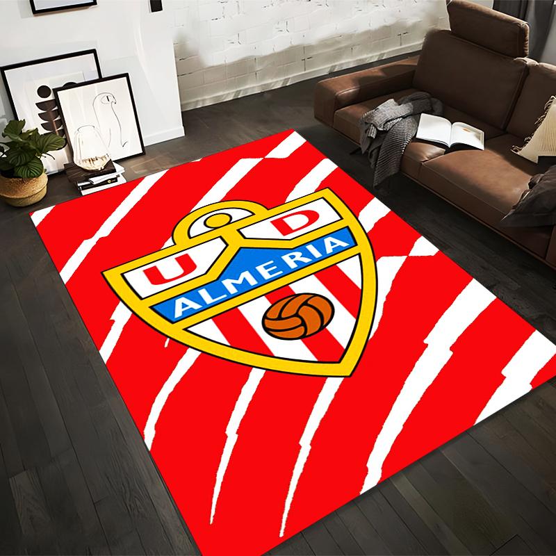 Red Soccer Team Designed floor mat, suitable as a non-slip mat for the living room or bedroom sofa