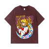 Koszulki Washed 275 GSM 100% Bawełna Sailor Moon V8 Nadruk Minako Unisex Ciężka Bawełniana Koszulka