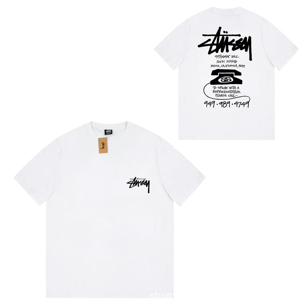 2025 cross-border trendy brand 230 x picture short-sleeved t-shirt correct high version seamless cylindrical cloth foreign trade cross-border S