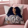 SZA Cushion Cover Multi-Scene Pillow Cover for Home & Car - Reversible, Soft & Durable for Daily Use