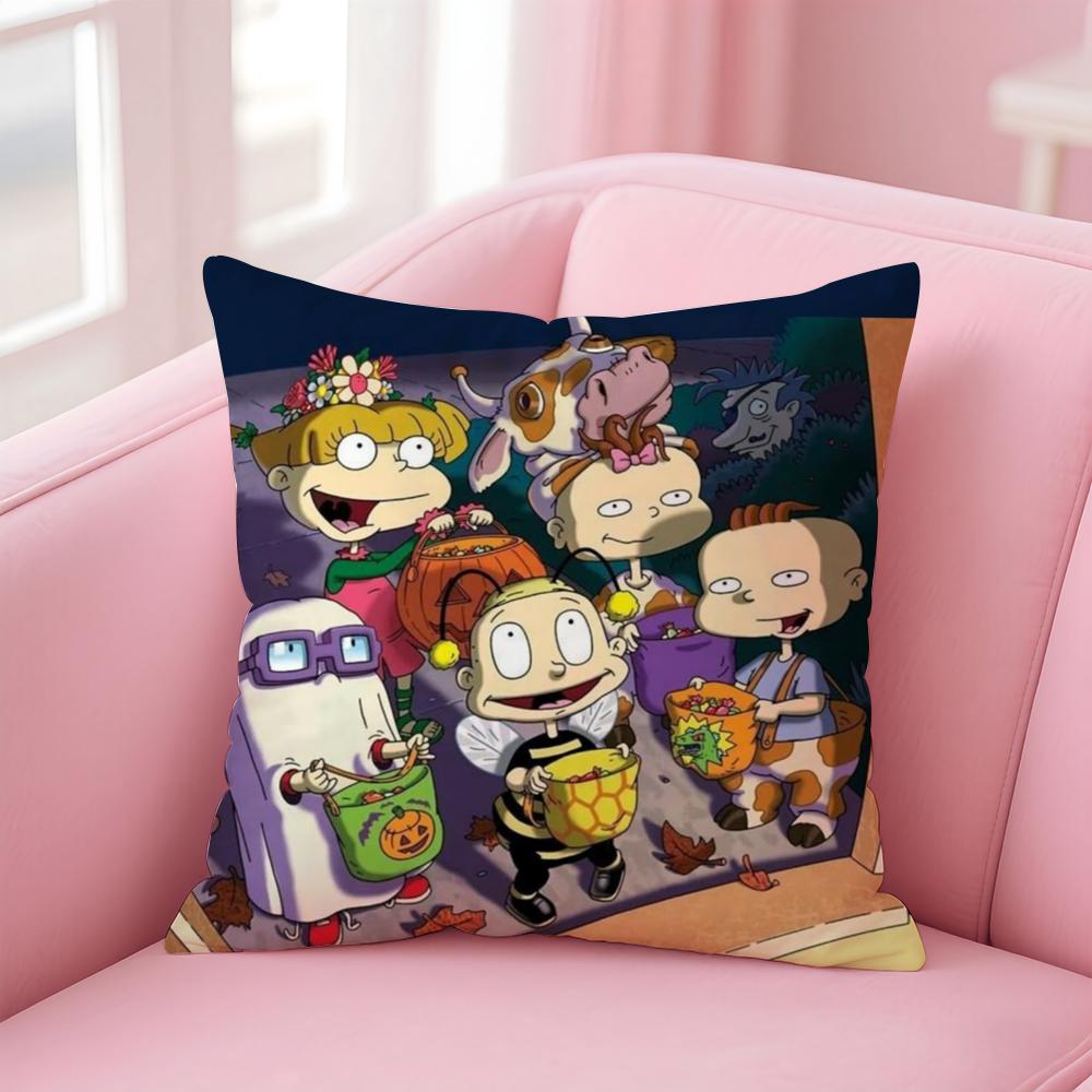 Cartoon R-RugratsS Kissenbezug Bequemer Wende-Kissenbezug Ideal für Auto Sofa Schlafzimmer & Mehr