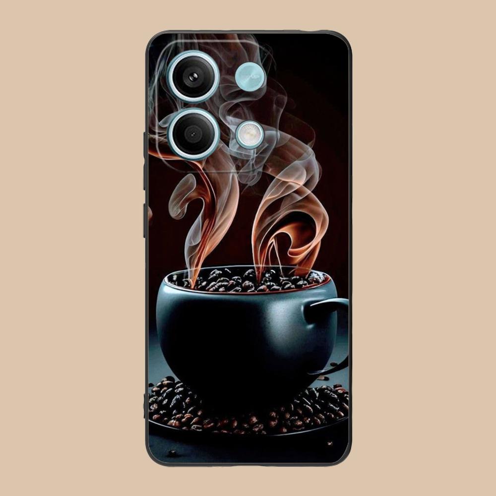 Kaffeebohnen Mattes TPU Handyhülle für POCO F8 F7 F6 F5 F4 F3 F2 Pro GT C75 C71 C65 C61 C40 Pro Ultra Bunte Hülle