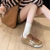 Gg Home Old Retro Star Small Dirty Shoes Women's Board Shoes New Versatile Casual Color Matching Straps Thin Sole Forrest Gump Shoes Women