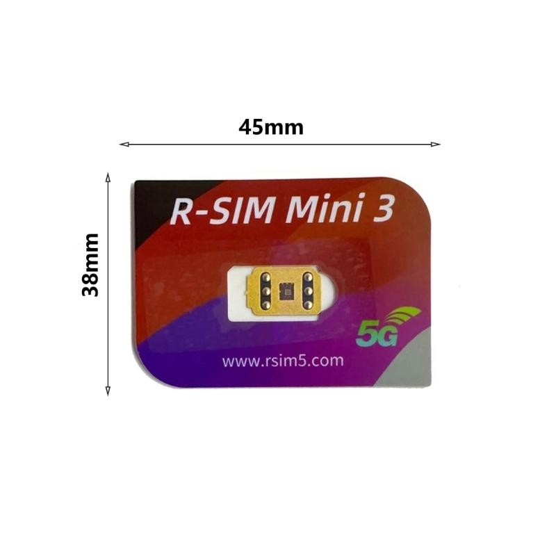 Dual-SIM-kompatibel Mini3 Entsperrkarte Aufkleber ABS Entsperrkarte Aufkleber Schnelles Telefon Entsperren für Telefon 13 To